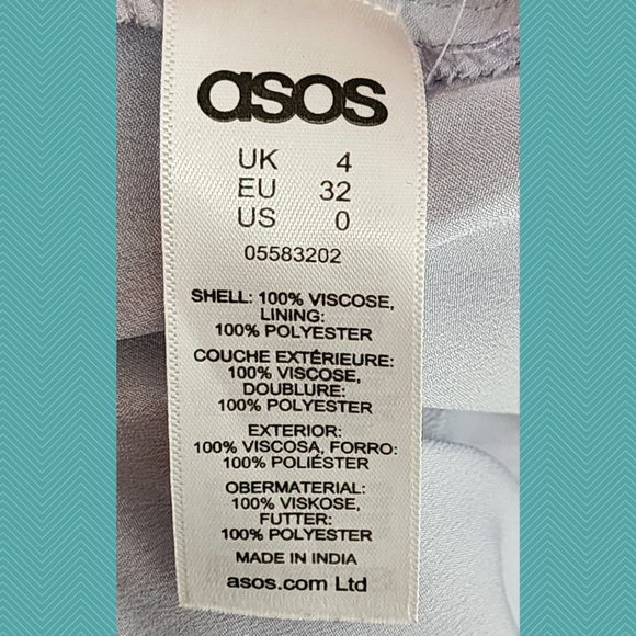 ASOS Lavender Floral Embroidered Cutout Back Dress - Picture 5 of 5